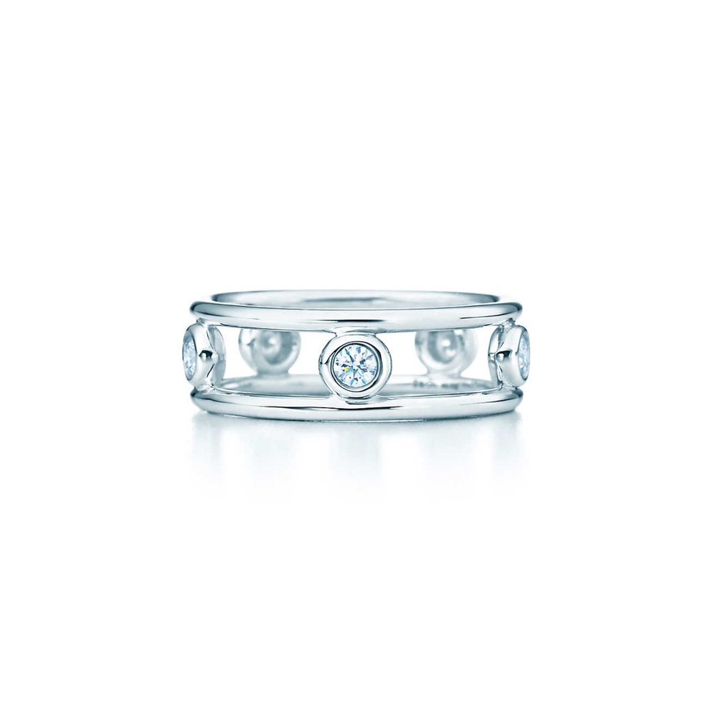 Tiffany&Co Elsa Peretti Diamonds by the Yard Ring
